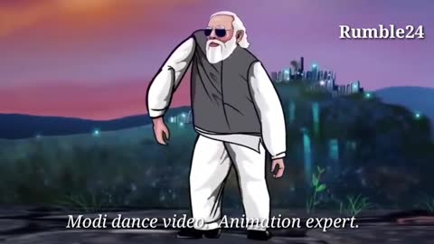 Modi dance video. Animation expert.