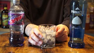 Pinnacle Whipped Vodka & Mtn Dew Purple Thunder