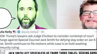 President Trump seeks damages from Jack Smith.