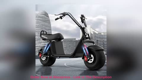 ☀️ 18 Inch Fat Tire Electric Scooter 60V20AH 3000W 55KM/H Max Speed Motor HOODAX Citycoco Adult