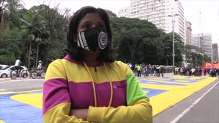 Dos pequeños grupos de bolsonaristas realizaron manifestaciones