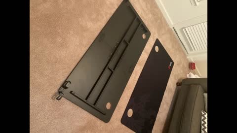 Review: SEVEN WARRIOR Gaming Desk 60 INCH, T- Shaped Carbon Fiber Surface Computer Desk with Fu...