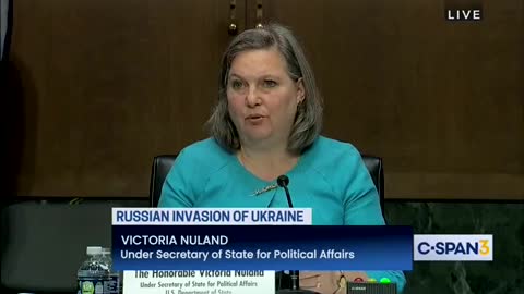 Ukraine has "biological research facilities," says Undersecretary of State Victoria Nuland