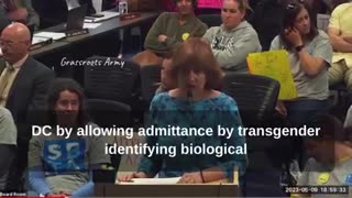Grandmother Asks School Board If They Will Protect The Rights of Biological Women Through Title IX