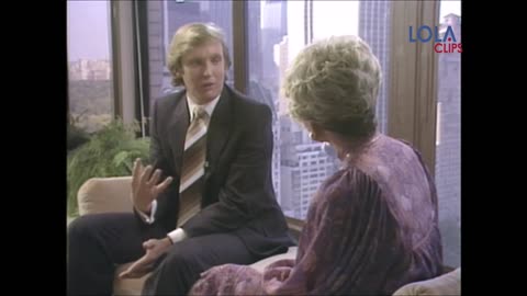Rona Barrett interviews a 34 year old Donald Trump in 1980
