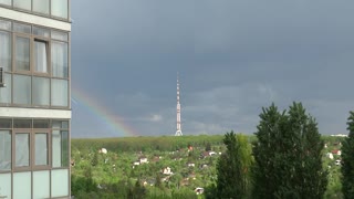Rainbow near the tower #1