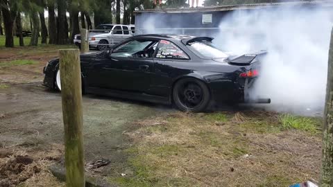 S14 SR20DET BURNOUT