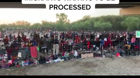 Dangerous situation of Haitian immigrants at US border today