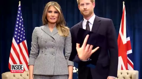 Prince Harry met with Melania Trump