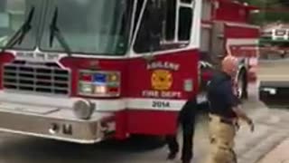 Firemen Visit Son Of Deployed Solder And Gift Him With The Best Surprise Ever!