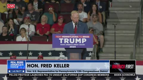 We need to be able to help Americans first! - Rep Fred Keller