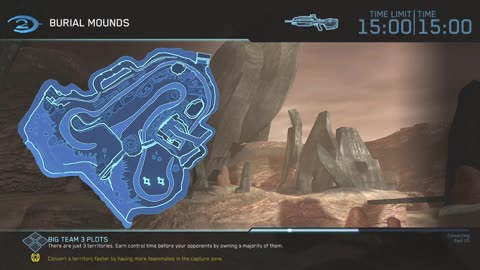 Halo 2 Classic Big Team - Big Team 3 Plots on Burial Mounds