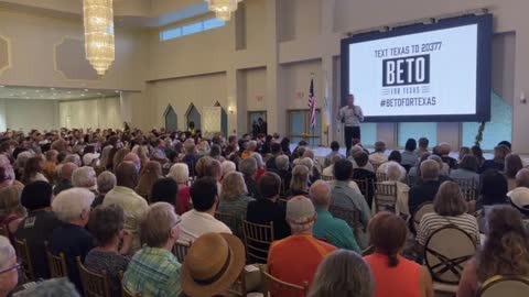 Beto O'Rourke Webster town hall