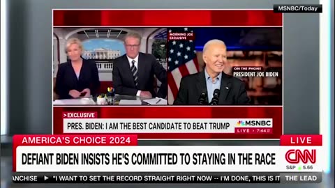 Watch Host Look Visibly Shocked While Reading Biden Quote On Air