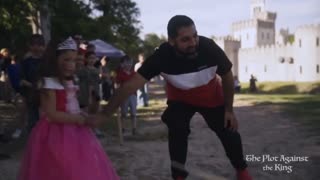 Bella Launching an Adam Schiff Watermelon Head - Kash Patel Plot Against The King Castle Party