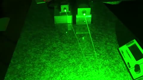 DPSS Laser Beam Brilliance Comparisons - 1 to 10 watts 532 nm Green