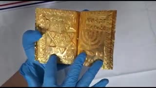 Pure Gold Jewish Book With Gilded Pages Seized From Artefact Smugglers