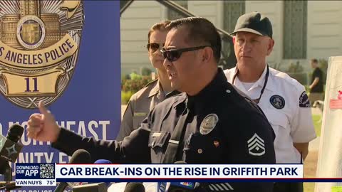 LAPD warns of car break-in surge at Griffith Park