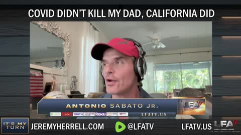 LFA TV SHORT CLIP: COVID DIDN'T KILL MY DAD! CALIFORNIA DID!!