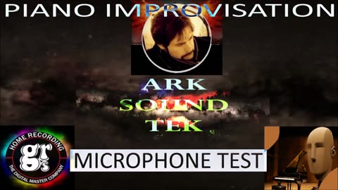 BINAURAL MICROPHONE AUDIO TEST - Piano Improvisation by arksoundtek 2023