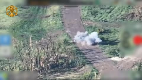 Russian Tank Flames Out and Detonates