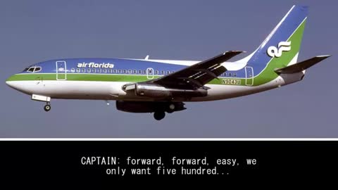 Air Florida flight 90 - Cockpit Voice Recorder (with subtitles)