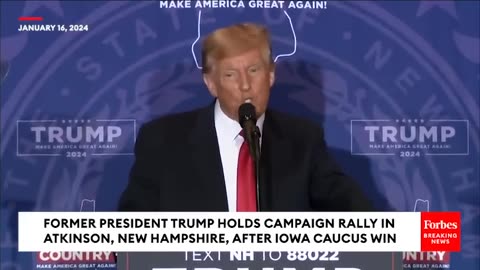 Trump Makes Shocking Claim About Why He Made Nikki Haley UN Ambassador At New Hampshire Rally