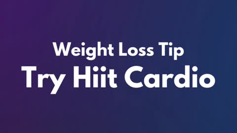 Try Hiit Cardio 🏃💃 | Weight Loss Tips