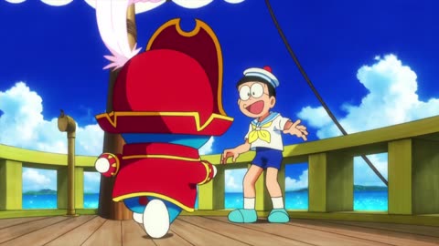 Doraemon Movie Part -5 Nobitas Treasure Island Hindi Dubbed Short Movie! Doraemon Cartoon !