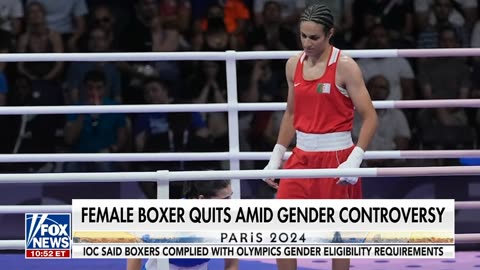 Female Olympic boxer quits amid gender controversy