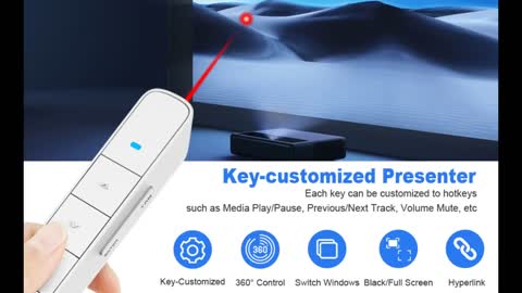 Review: Key-Customized Wireless Presenter Remote, NORWII N36 Presentation Pointer Presenter Sup...