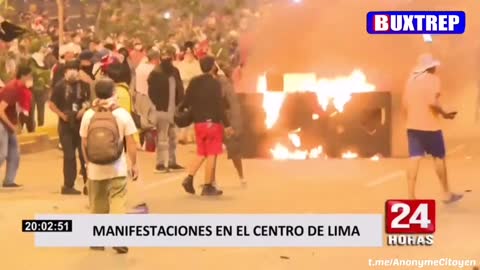 clashes in Peru april 22