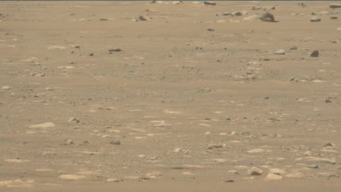 Mastcam-Z Video of Ingenuity Taking Off and Landing