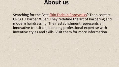 Best Skin Fade in Ropewalks.
