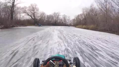Go-Karting on a Frozen River