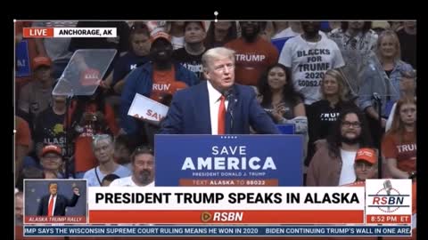 And We Know - President Trump speaks in Alaska
