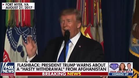 President Trump was Right about Afghanistan in 2017