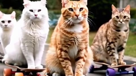 cute cats 🤣 😻 #funnycats #catslover #cutecat