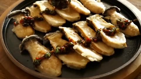 Crunchy mushrooms recipe