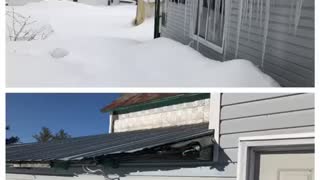 Snow removal from roof