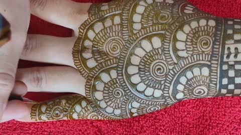 A Short Demonstration of Henna Tattoo Art