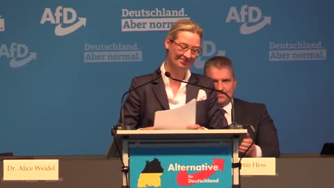 Dr. Alice Weidel - Auftakt zum 17. Landesparteitag der AfD Baden-Württemberg in Stuttgart