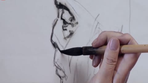 Would you like to learn about the ink painting process of figure painting from Professor Gome?