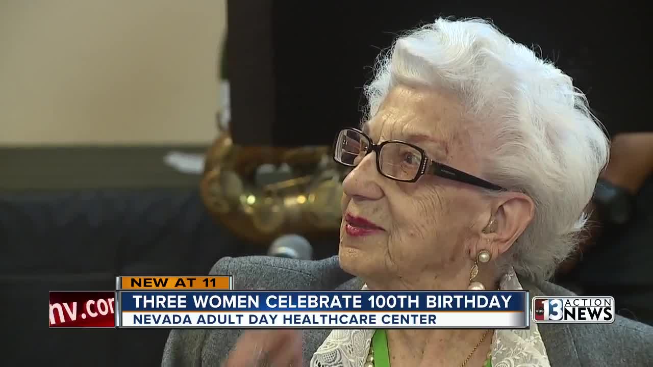 3 Nevada women celebrate their 100th birthdays together