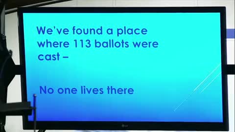 Wisconsin- 113 Ballots were Cast From The SAME ADDRESS, Where NO ONE LIVED!