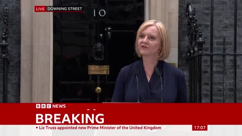 Prime Minister Liz Truss pays tribute to Boris Johnson