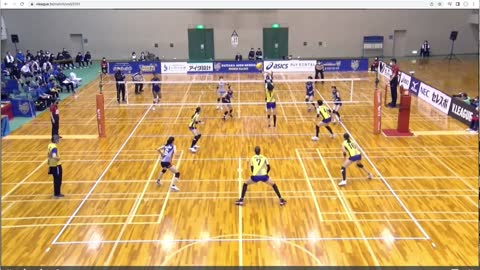 Excellent long quick spikes by Aoyagi and Jaja Santiago