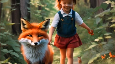 Fox and Little Girl Adventure story For Kids |لومڑی کی جادوئو کہانی