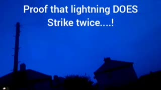Lightning bolts over truro
