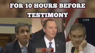 Schiff and Cohen met for 10 hrs before he testified publicly